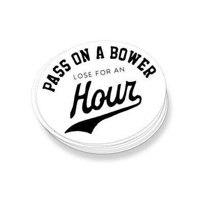 EUCHRE - LOSE FOR AN HOUR STICKER