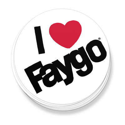 FAYGO - I LOVE FAYGO STICKER
