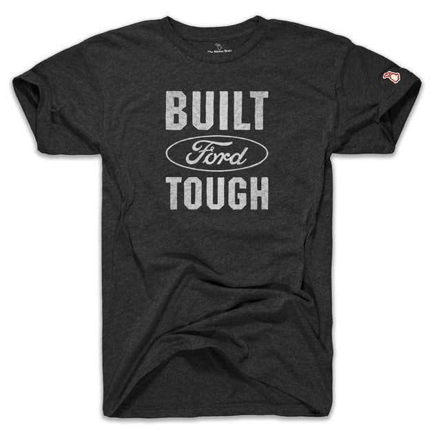 T-shirt Ford Built Ford Tough Homme - XL - Orange à Manches Courtes