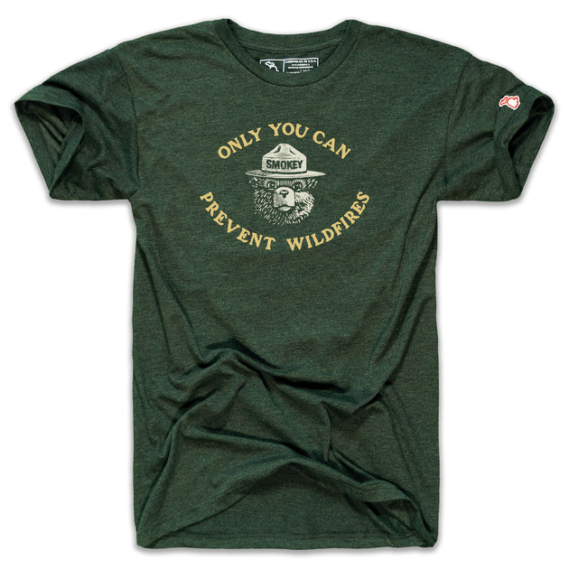 Kids Smokey Bear Only You Can Prevent Wildfires Youth T-Shirt