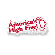 AMERICA'S HIGH FIVE STICKER