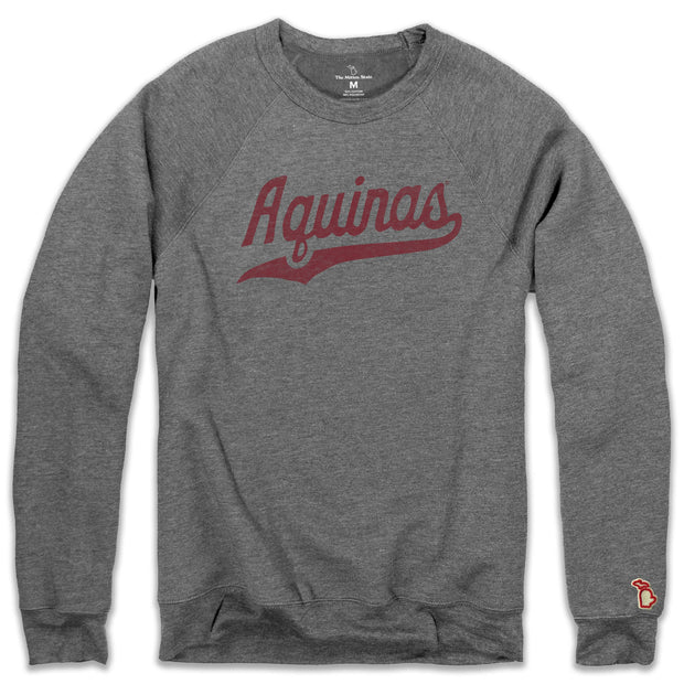 AQUINAS - SCRIPT FLEECE SWEATSHIRT (UNISEX)