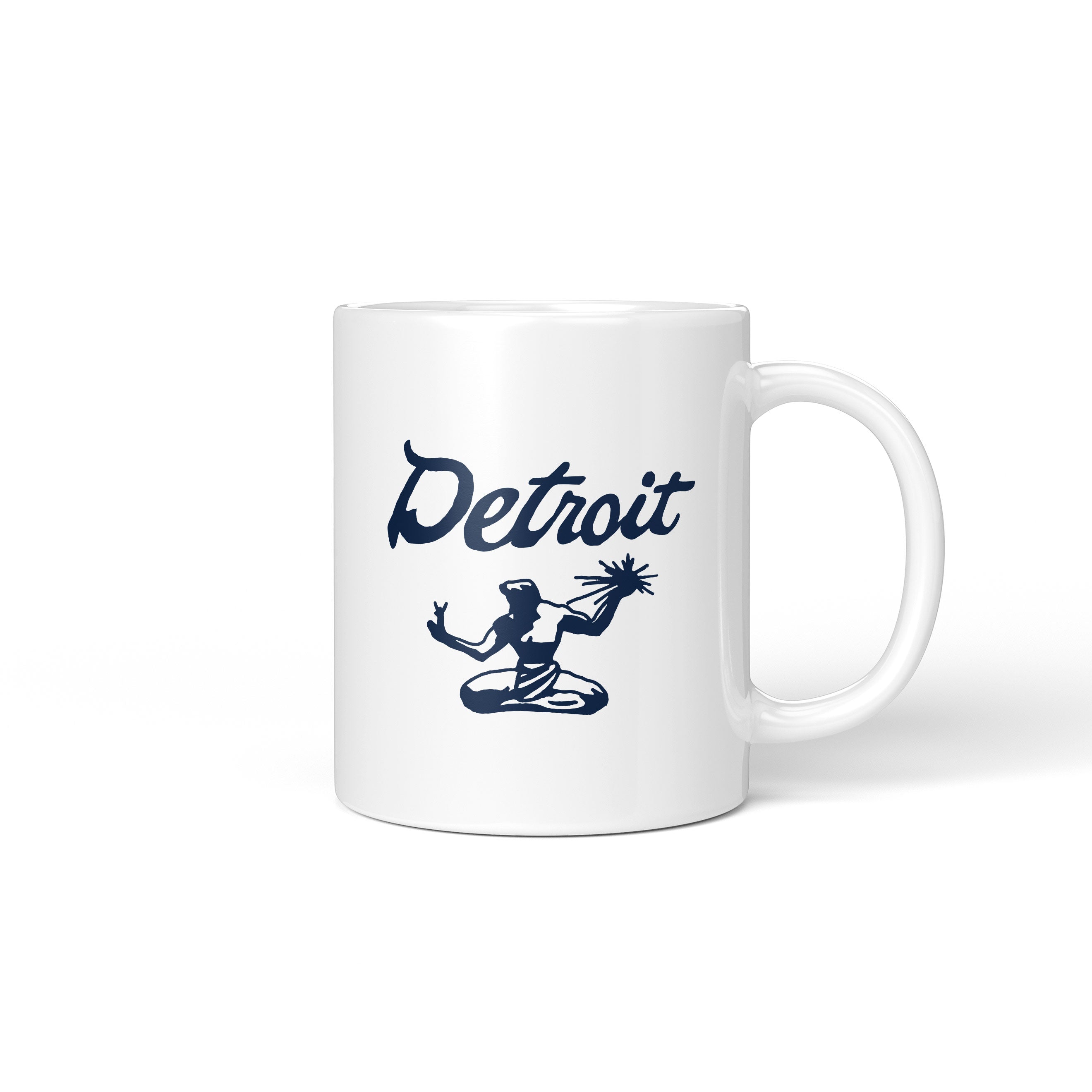 Just Chillin' in Detroit 16 oz Coffee Mug - Pure Detroit