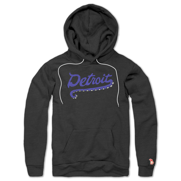 DETROIT OCTOPUS SCRIPT ALL SEASON HOODIE (UNISEX)