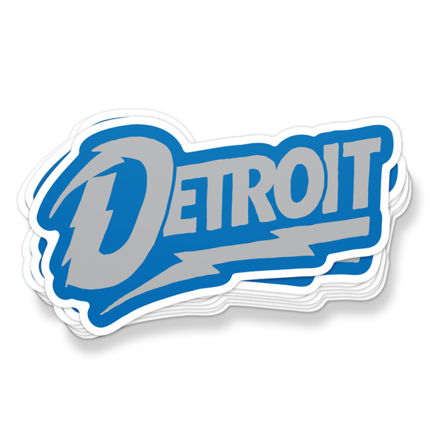 Detroit Rocks - Football Sticker | The Mitten State