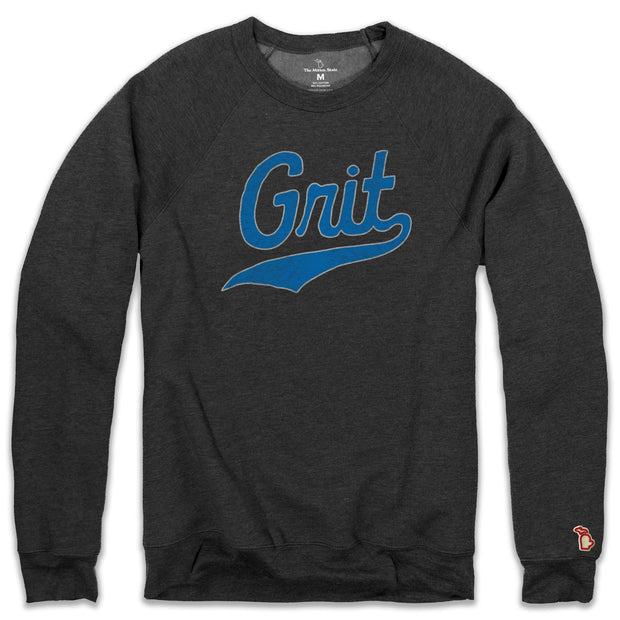 DETROIT - GRIT SCRIPT FLEECE SWEATSHIRT (UNISEX)