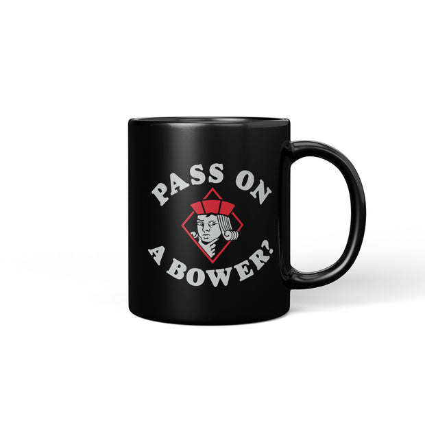 EUCHRE - PASS ON A BOWER COFFEE MUG