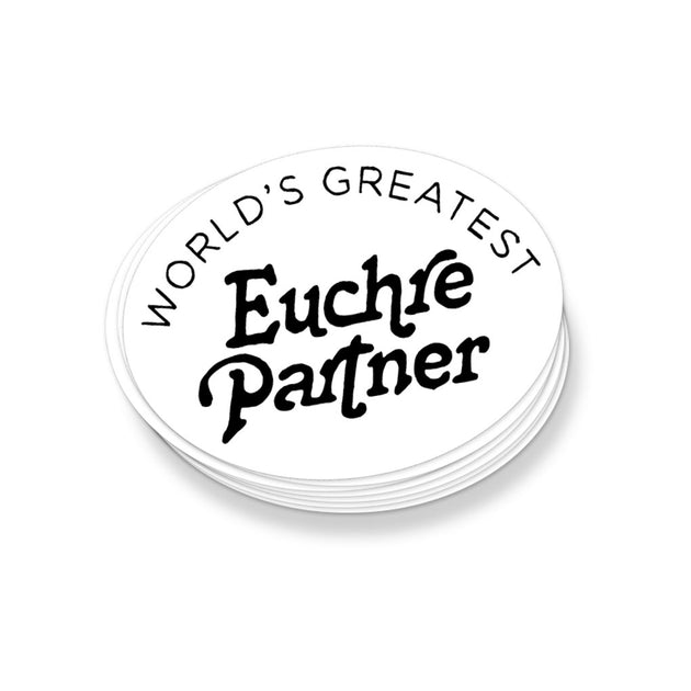 Euchre - Greatest Partner Sticker | The Mitten State