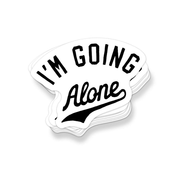 Euchre I m Going Alone Sticker The Mitten State euchre-i-m-going-alone-sticker-the-mitten-state