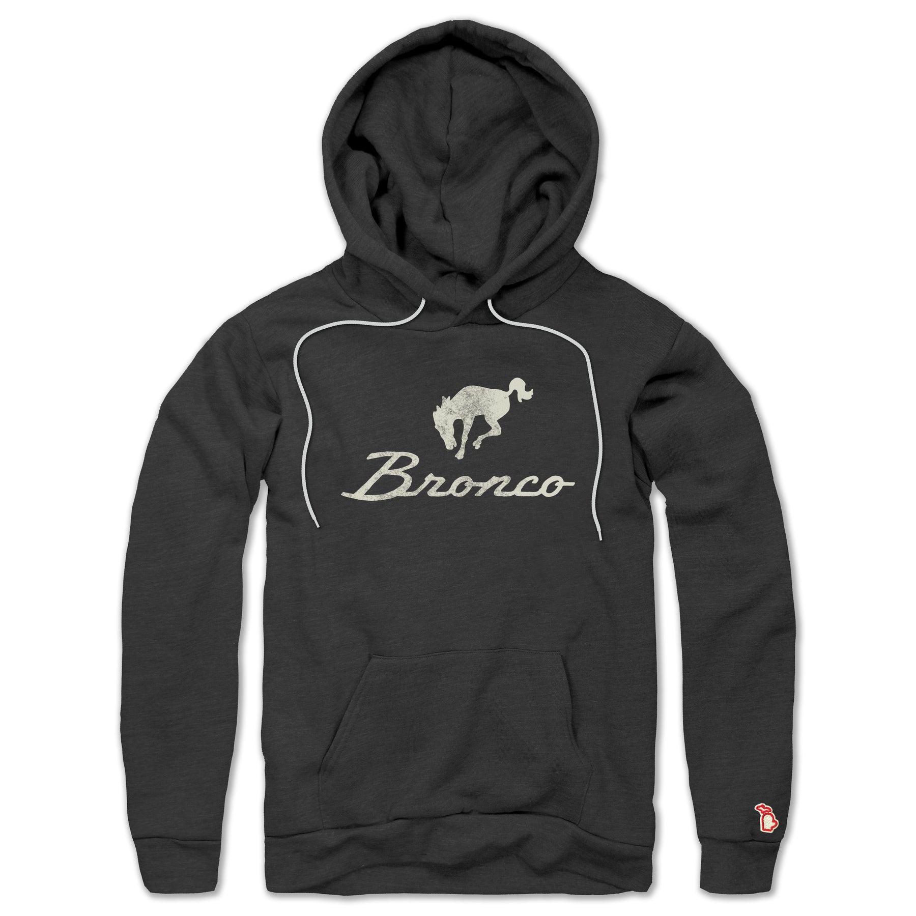 White 2025 bronco sweatshirt