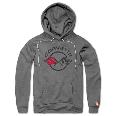 GM - CHEVROLET CORVETTE LOGO ALL SEASON HOODIE (UNISEX)