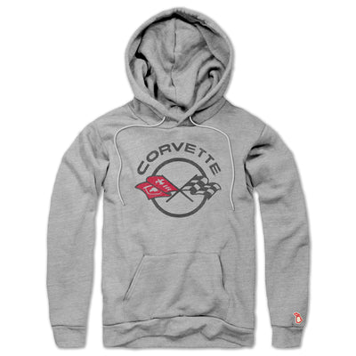GM - CHEVROLET CORVETTE LOGO ALL SEASON HOODIE (UNISEX)
