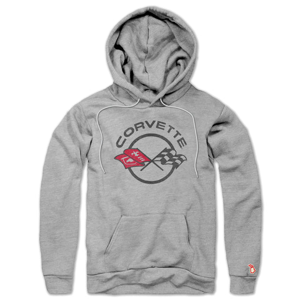 GM - CHEVROLET CORVETTE LOGO ALL SEASON HOODIE (UNISEX)
