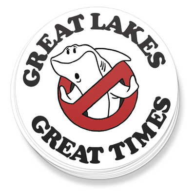 GREAT LAKES GREAT TIMES SHARK STICKER