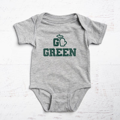 MSU - GO GREEN MITTEN (ONESIE)