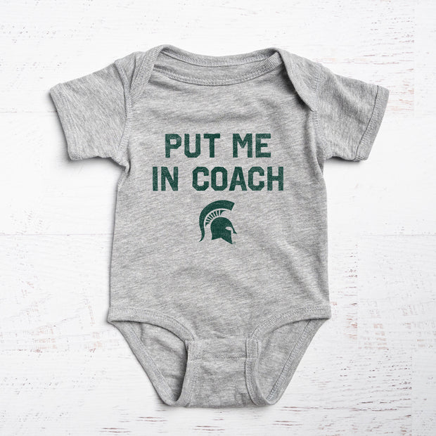 MSU - PUT ME IN COACH (ONESIE)