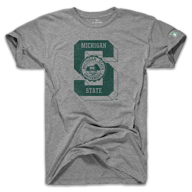 MSU - BLOCK S SEAL (UNISEX)