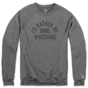 MICHIGAN AUDUBON - I'D RATHER BE BIRD WATCHING FLEECE SWEATSHIRT (UNISEX)