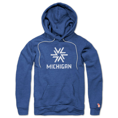 MICHIGAN GEOMETRIC SNOWFLAKE ALL SEASON HOODIE (UNISEX)