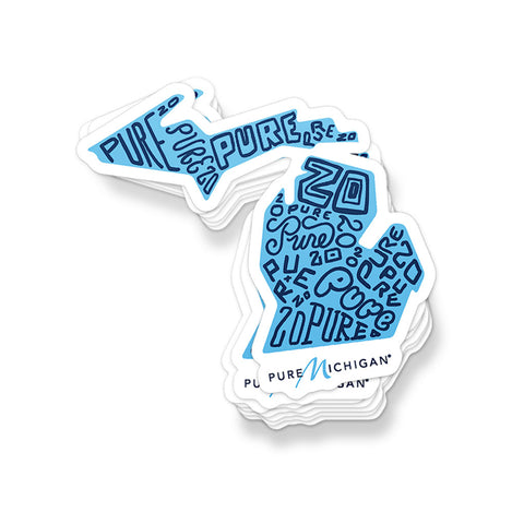 PURE MICHIGAN - 20 YEARS STICKER