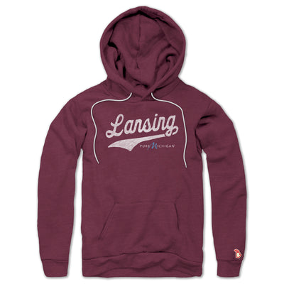 PURE MICHIGAN - LANSING SCRIPT ALL SEASON HOODIE (UNISEX)