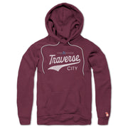 PURE MICHIGAN - TRAVERSE CITY SCRIPT ALL SEASON HOODIE (UNISEX)