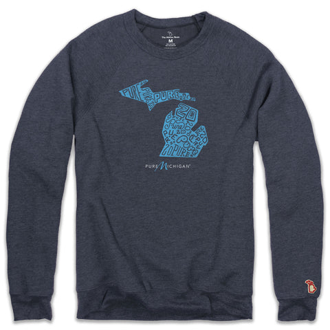 PURE MICHIGAN - 20 YEARS FLEECE SWEATSHIRT (UNISEX)