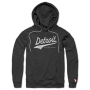 PURE MICHIGAN - DETROIT SCRIPT ALL SEASON HOODIE (UNISEX)