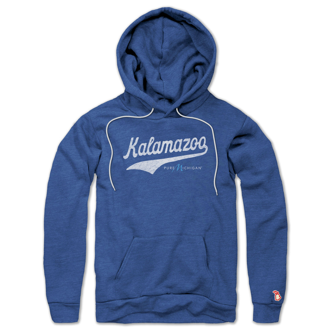 Pure Michigan - Kalamazoo Script All Season Hoodie | The Mitten State