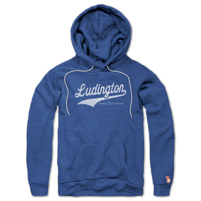 PURE MICHIGAN - LUDINGTON SCRIPT ALL SEASON HOODIE (UNISEX)