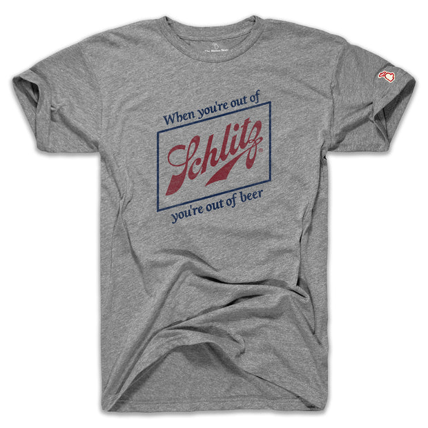 SCHLITZ OUT OF BEER (UNISEX)