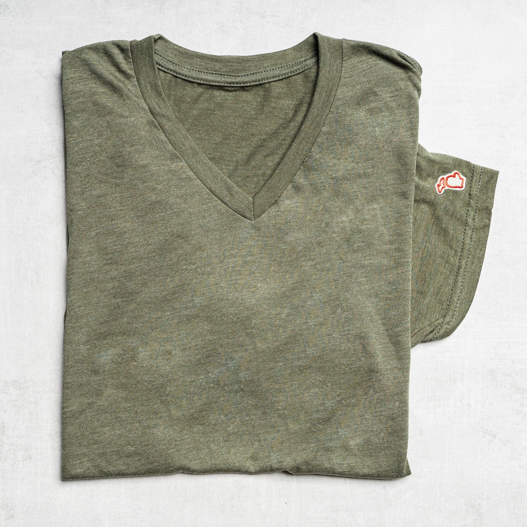 stein 19ss  OVER SLEEVE V NECK PO  Sサイズ Classic V-Neck Mitten Tee | Michigan Tees | The Mitten State