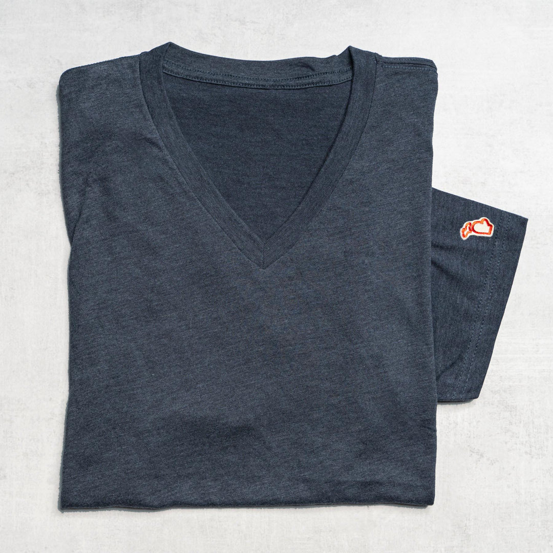 Classic V-Neck Mitten Tee | Michigan Tees | The Mitten State