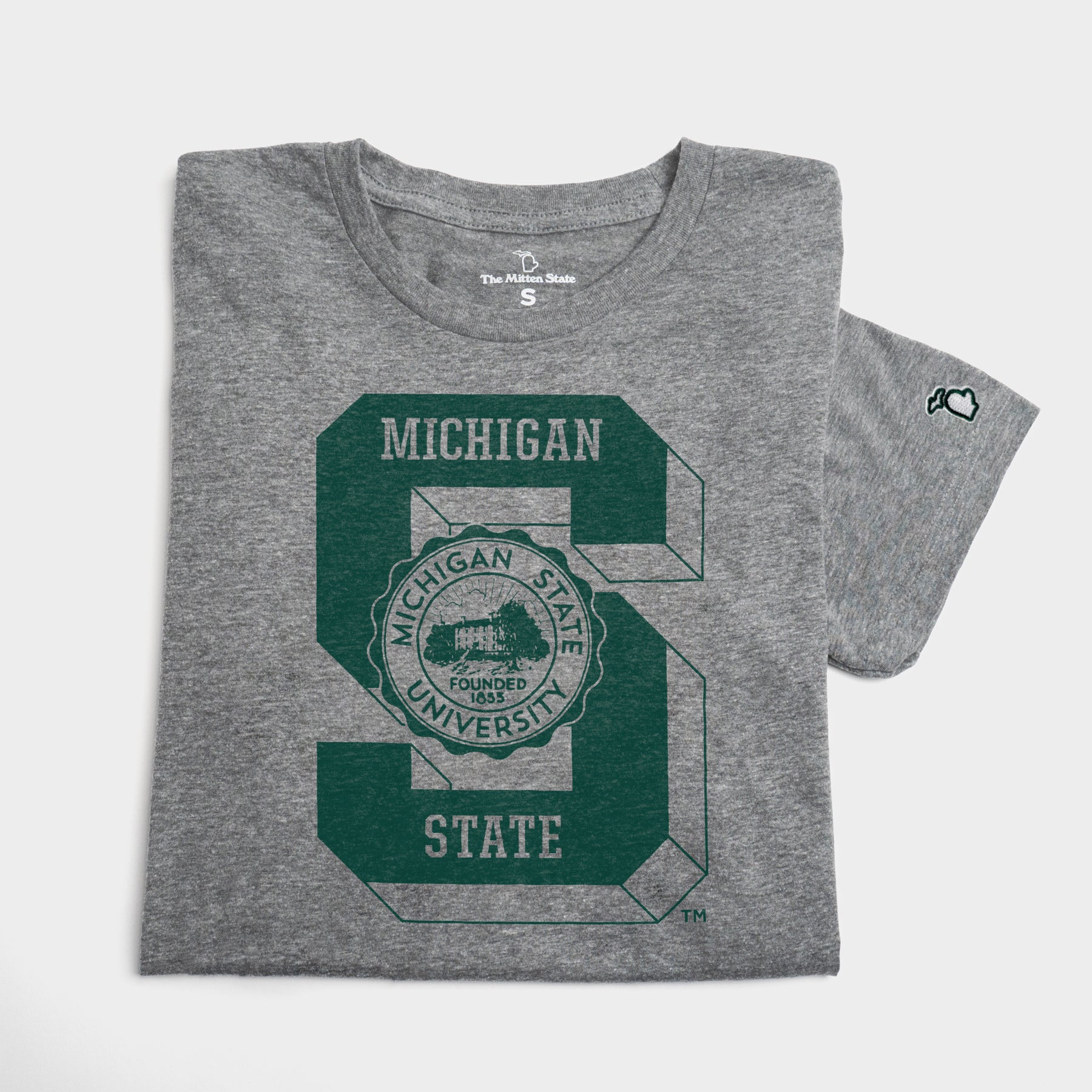 Men's Green Michigan State Spartans Authentic Pick-A-Sport T-Shirt