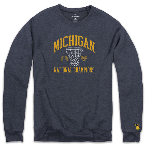 UofM - 2026 BASKETBALL NATIONAL CHAMPIONS NET FLEECE SWEATSHIRT (UNISEX)