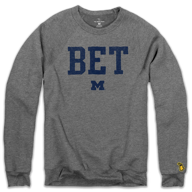 UofM - BET M FLEECE SWEATSHIRT (UNISEX)