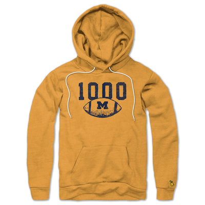 UofM - FOOTBALL 1000 WINS ALL SEASON HOODIE (UNISEX)