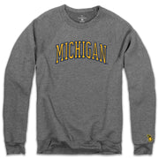 UofM - MICHIGAN ARCH FLEECE SWEATSHIRT (UNISEX)