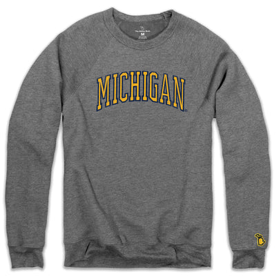 UofM - MICHIGAN ARCH FLEECE SWEATSHIRT (UNISEX)