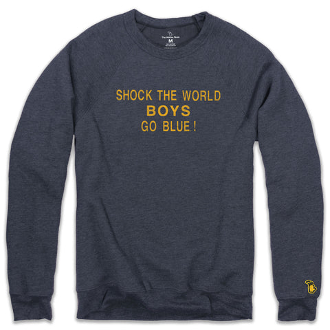 UofM - SHOCK THE WORLD FLEECE SWEATSHIRT (UNISEX)