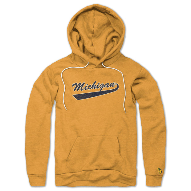 UofM - HOCKEY SCRIPT ALL SEASON HOODIE (UNISEX)
