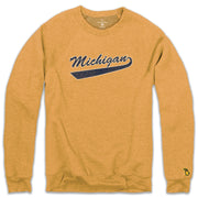 UofM - HOCKEY SCRIPT FLEECE SWEATSHIRT (UNISEX)
