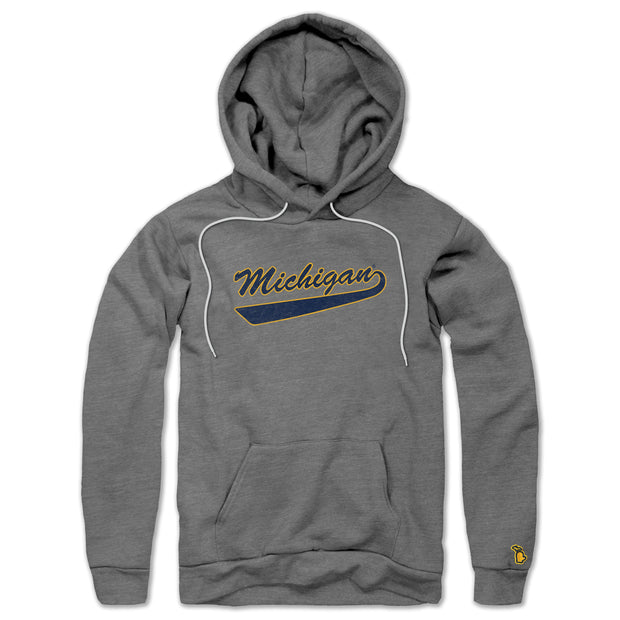 UofM - HOCKEY SCRIPT ALL SEASON HOODIE (UNISEX)