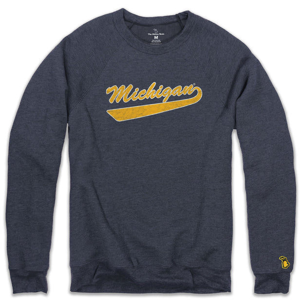 UofM - HOCKEY SCRIPT FLEECE SWEATSHIRT (UNISEX)