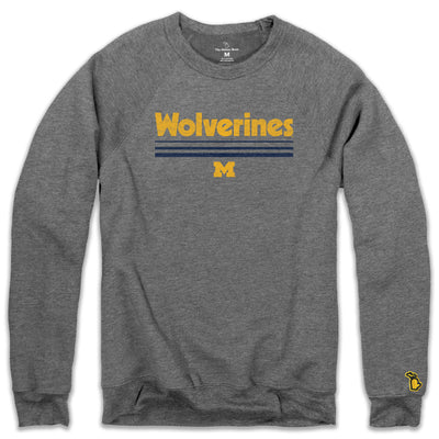 UofM - WOLVERINES '89 FLEECE SWEATSHIRT (UNISEX)