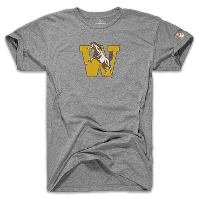 WMU - BLOCK W BRONCO (UNISEX)