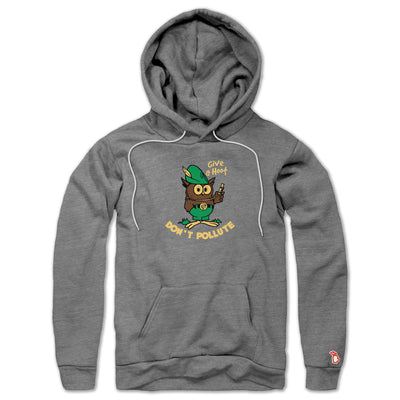 WOODSY OWL - GIVE A HOOT ALL SEASON HOODIE (UNISEX)