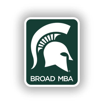 MSU - BROAD MBA STICKER