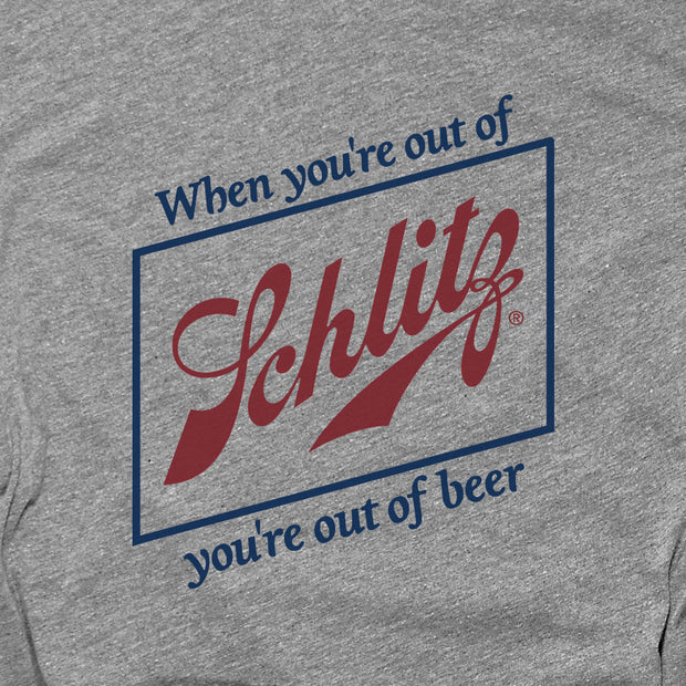 SCHLITZ OUT OF BEER (UNISEX)